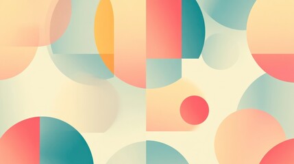 Retro abstract geometric background