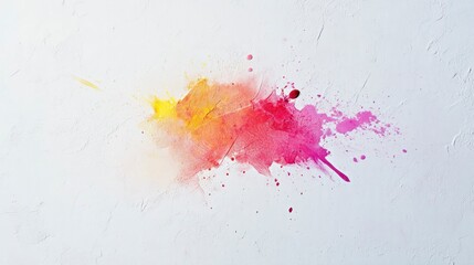 Grunge background texture, colorful splash painted wall. Abstract splashed art. Concrete textured wall