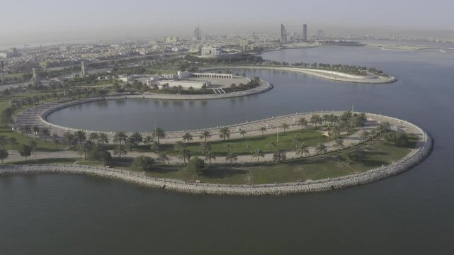Aerial photography of Dammam city
