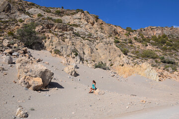 Girl in Nature, Crete