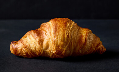 freshly baked croissant