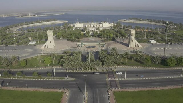 Aerial photography of Dammam city
