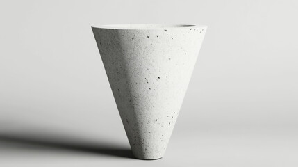 Truncated, A stock image featuring a truncated cone in a chaotic style, showcasing raw artistic elements, identified by a unique code.