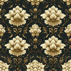 seamless abstract floral background