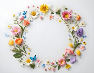 wreath of flowers
