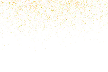 glitter stars frame. Luxury falling Gold confetti glitter on transparent background. Sparkle glitter on PNG ,festival card. Sparkling glittering particles effect
