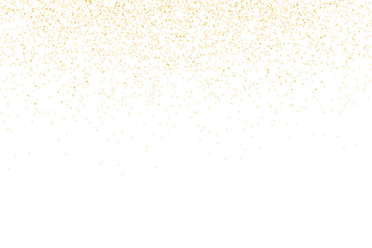 glitter stars frame. Luxury falling Gold confetti glitter on transparent background. Sparkle glitter on PNG ,festival card. Sparkling glittering particles effect
