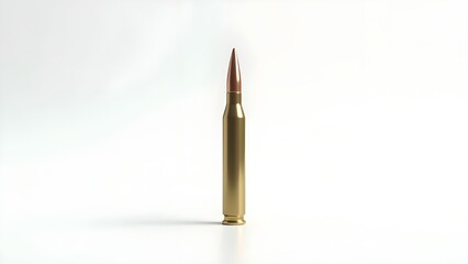 a bullet gun isolated on pure white background