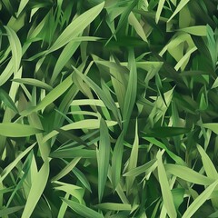 Grass Blades Hunting Hidden Camouflage Seamless Pattern Texture