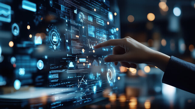 Tech Professional Coding JavaScript for IoT-Driven Software in a Modern Digital Workspace