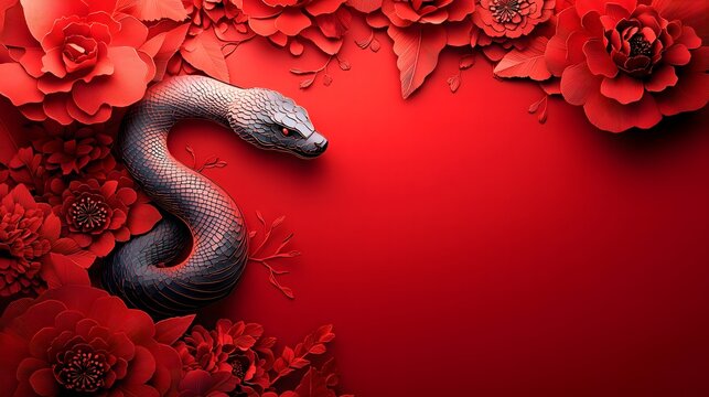 Chinese New Year.lunar new year,year of the snake.&nbsp;symbolizes the Lunar New Year of China