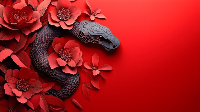 Chinese New Year.lunar new year,year of the snake.&nbsp;symbolizes the Lunar New Year of China