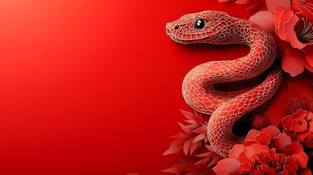 Chinese New Year.lunar new year,year of the snake.&nbsp;symbolizes the Lunar New Year of China