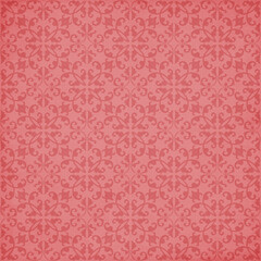 Pink damask pattern with elegant baroque ornamental motifs, ideal for vintage wallpaper, feminine backgrounds, wedding design, and decorative projects.