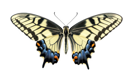 Naklejka premium A Papilio Homerus butterfly, isolated transparent background