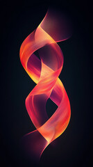 Naklejka premium Abstract Red and Orange Design