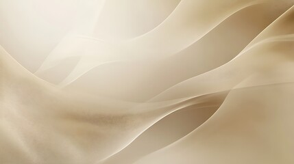 Fototapeta premium Abstract Beige Wave Pattern Background Design