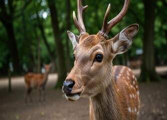 Forest Animals &ndash; Diverse Wildlife in a Lush Green Woodland Habitat

