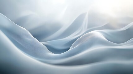 Obraz premium Abstract Gray Wave Pattern Digital Art