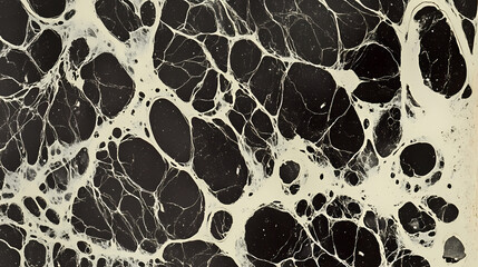 Obraz premium Vertical shot of a vintage marbleized flyleaf endpaper. Flameleaf. Illustration