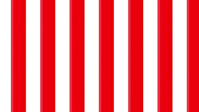 Red and white diagonal stripes pattern