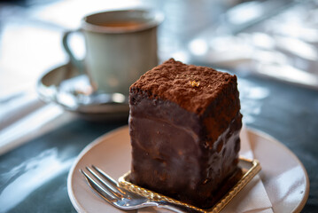 チョコレートケーキ　石畳　ガトーショコラ
