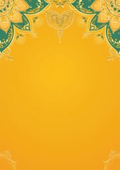 Free indian flower pattern rangoli background