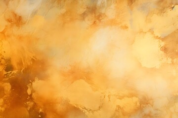 Obraz premium Abstract Gold and Amber Fluid Painting