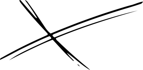 Abstract Outline scribble