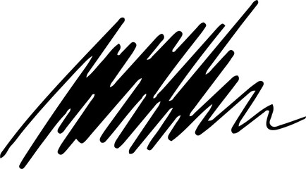 Abstract Outline scribble