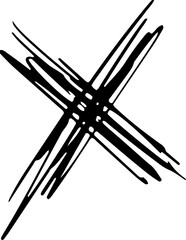 Abstract Outline scribble