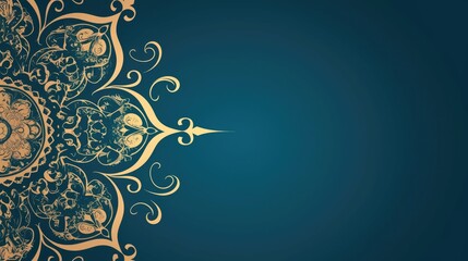 Free indian flower pattern rangoli background