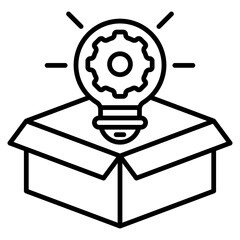 Innovation  Icon Element For Design