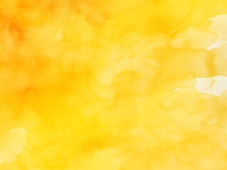Abstract Watercolor in Yellow and Orange Hues