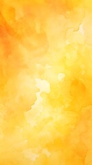 Abstract Watercolor in Yellow and Orange