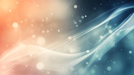 Fototapeta premium Abstract Swirling Light Waves Background Design