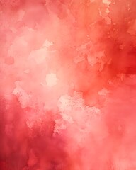 Fototapeta premium Abstract Watercolor Wash in Red and Pink Tones