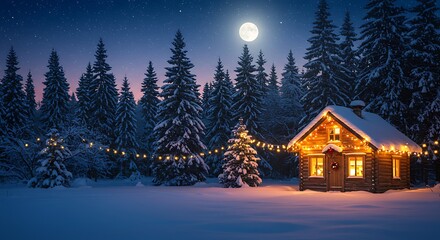 Fototapeta premium Merry Christmas and happy New Year background 