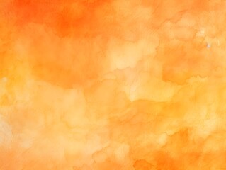 Obraz premium Abstract Watercolor Wash: Orange and Yellow Gradient
