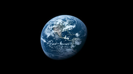 Naklejka premium Earth home from a cosmic perspective