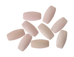 pile of capsule isolated design element