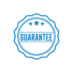 Vintage Guarantee Badge Rubber stamp icon vector design templates simple and modern concept