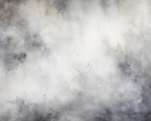 Grayscale Abstract Watercolor Painting