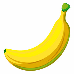 banana isolated on white background