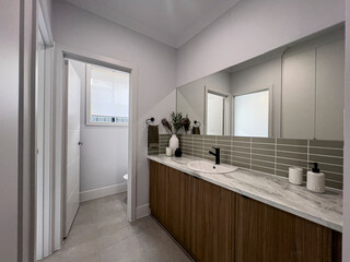 Modern Open-Plan Living Room and Kitchen Interior Design