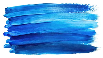 Blue Watercolor Brush Strokes Silhouette Photography - Abstract Art Background Texture
