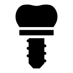tooth implant icon