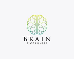 Leaf brain logo