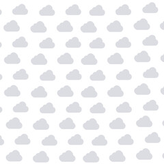 Clouds seamless pattern