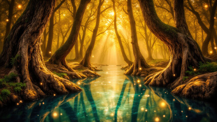 Magical Forest Glade
